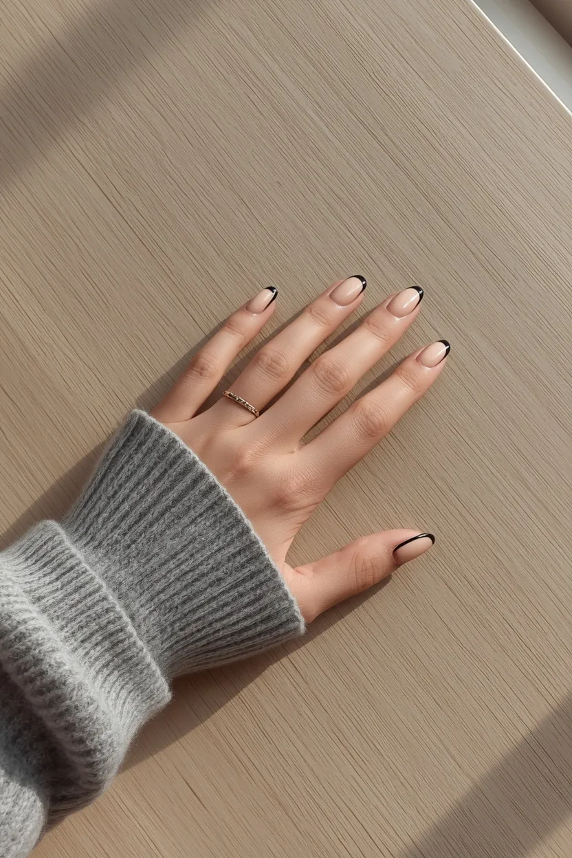 Minimalist Floating Black French