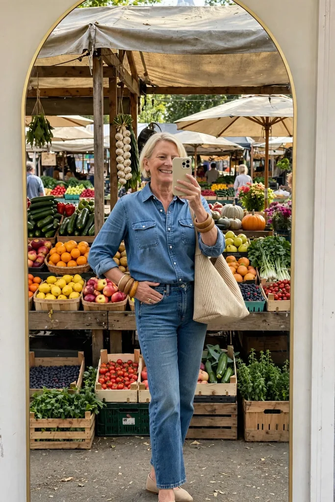 classic-straight-jeans-with-a-chambray-shirt