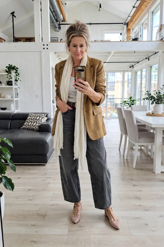 a-bronze-blazer-with-charcoal-denim-and-pointed-flats