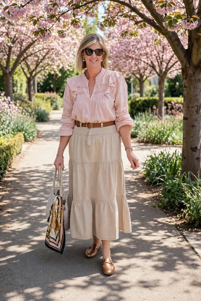 a-blush-embroidered-blouse-with-a-stone-tiered-skirt