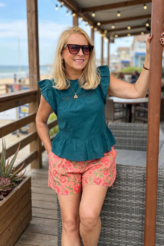 breezy-shorts-and-a-flirty-ruffle-blouse