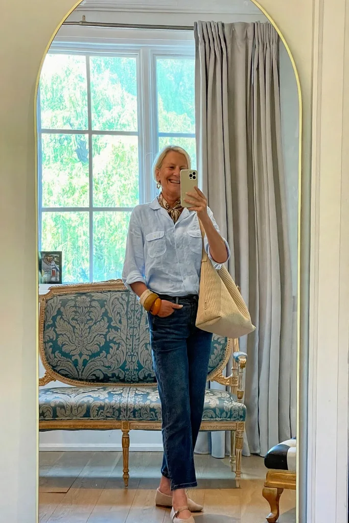pale-blue-chambray-linen-shirt-and-dark-indigo-straight-jeans