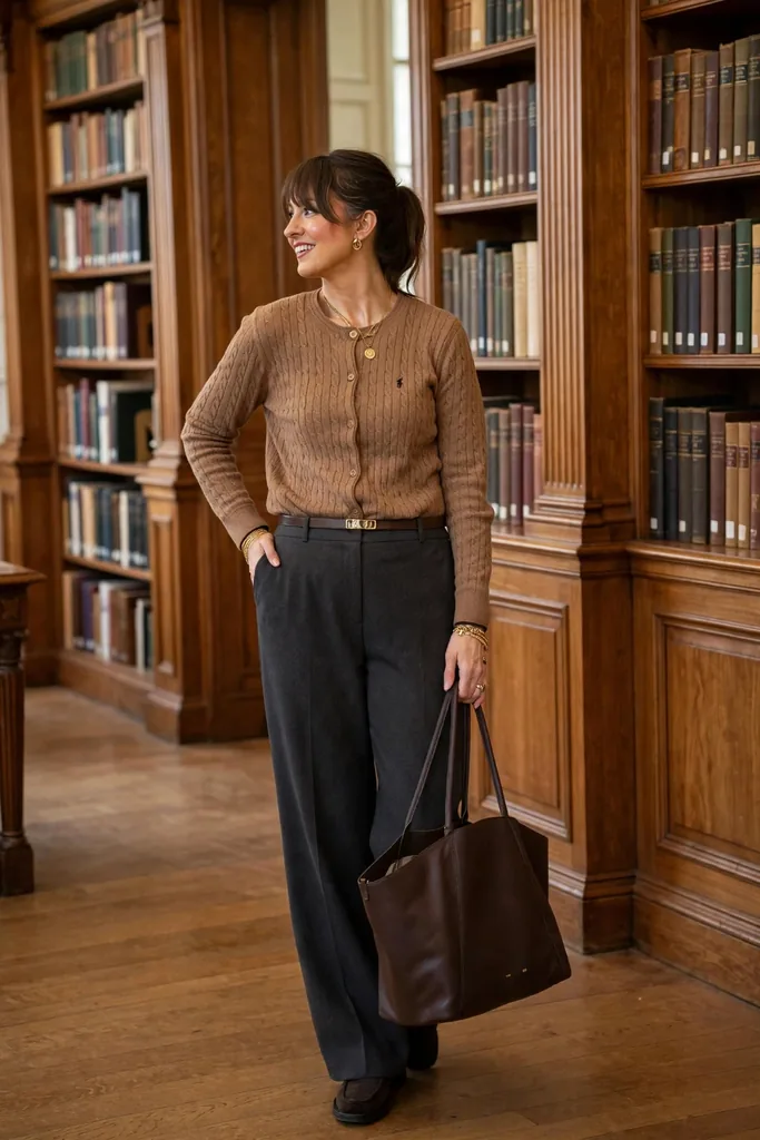 warm-camel-cardigan-with-dark-flowing-trousers