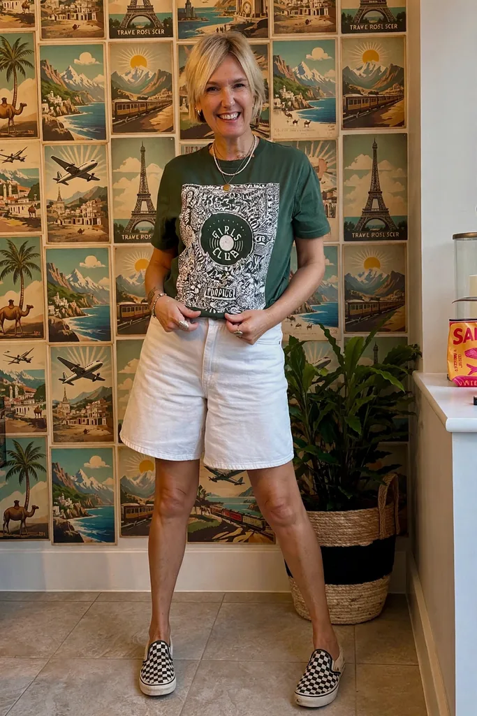 vintage-graphic-tee-and-longer-denim-shorts