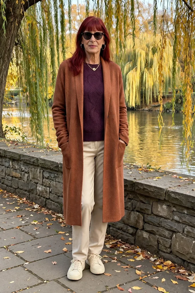 copper-coatigan-and-plum-knit