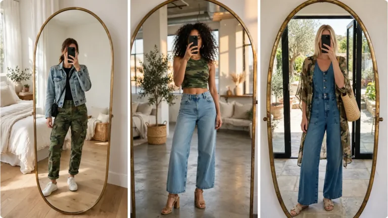 17 Denim and Camo Outfits for Ladies That Look Chic Every Day