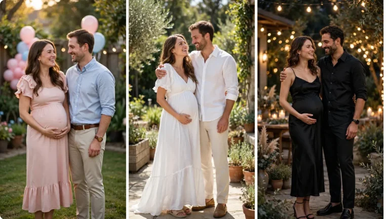 17 Picture Perfect Gender Reveal Outfit Ideas for Mom and Dad to Be