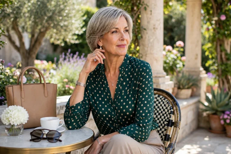 How to Wear Polka Dots Over 50 Without Looking Like Minnie Mouse