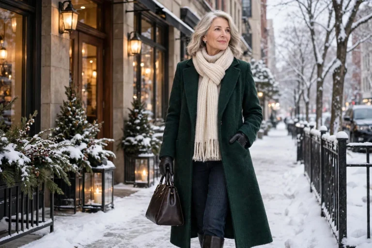 How to Stay Warm and Polished Over 50 When the Temperature Plummets