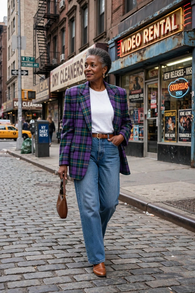 Let Straight-Leg Jeans Carry the Outfit