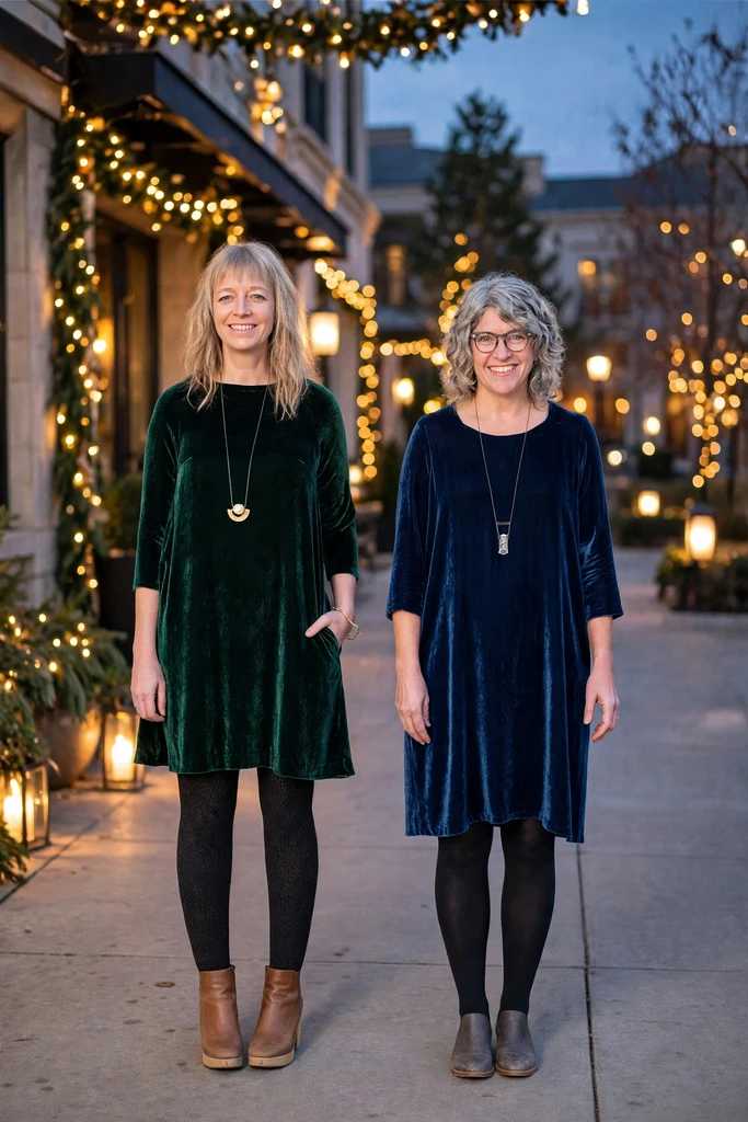 Jewel-Tone Velvet Dresses That Glow