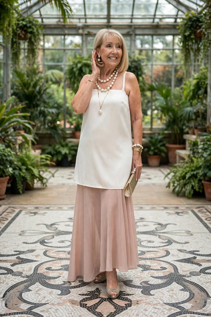 Soft Neutral Layers for an Evening Out