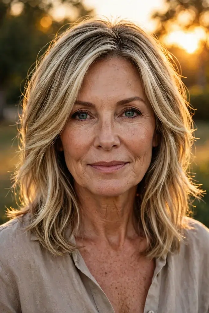 Layered Cut with Face-Framing Highlights