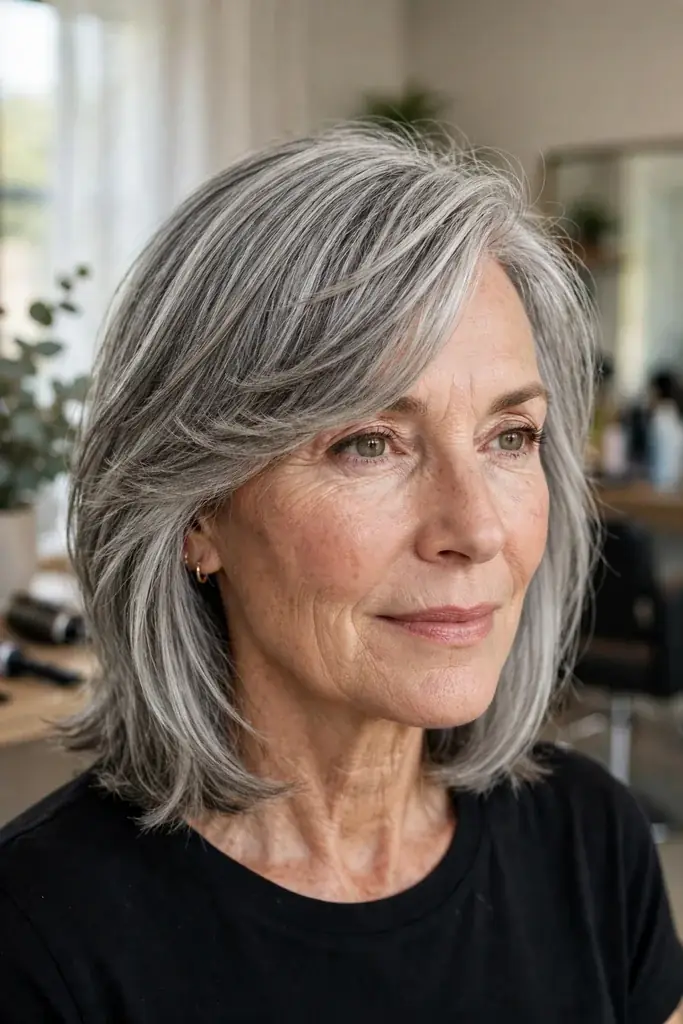 Side-Swept Bangs