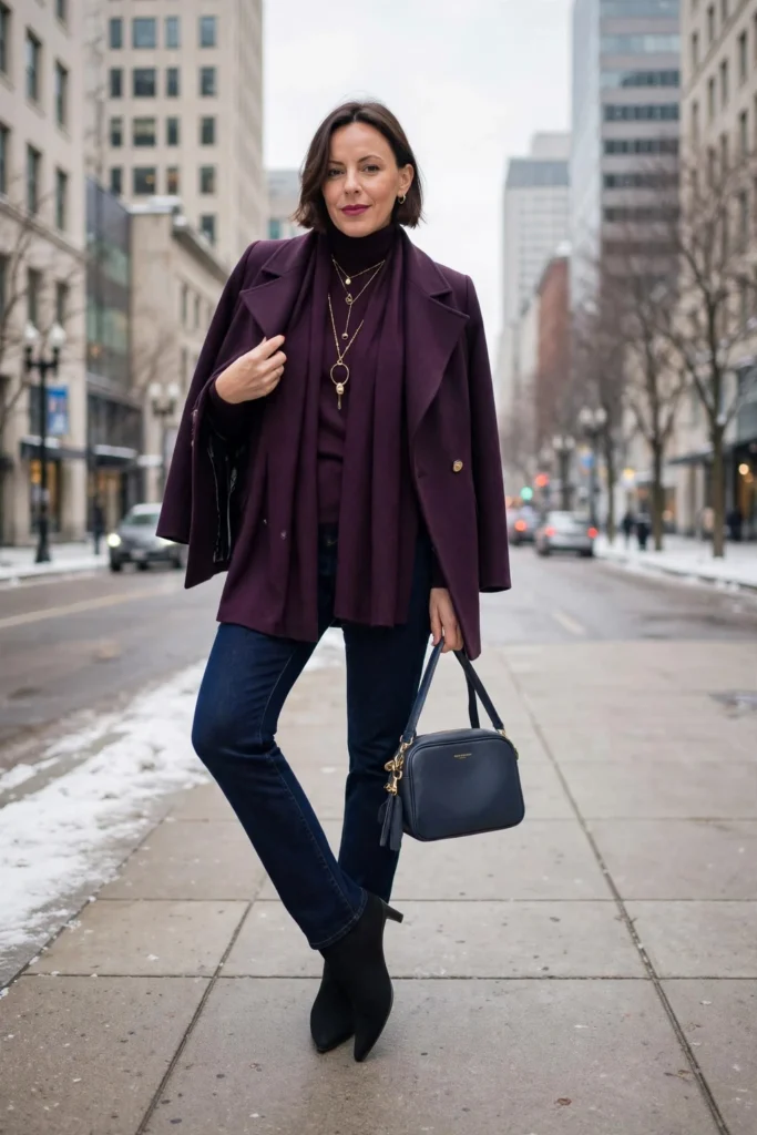 Navy Layers with Dark Denim